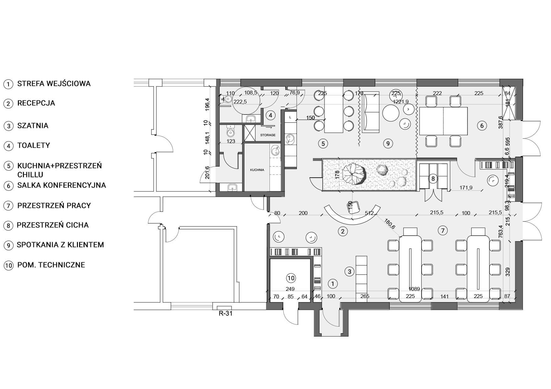 floorplan coworking space