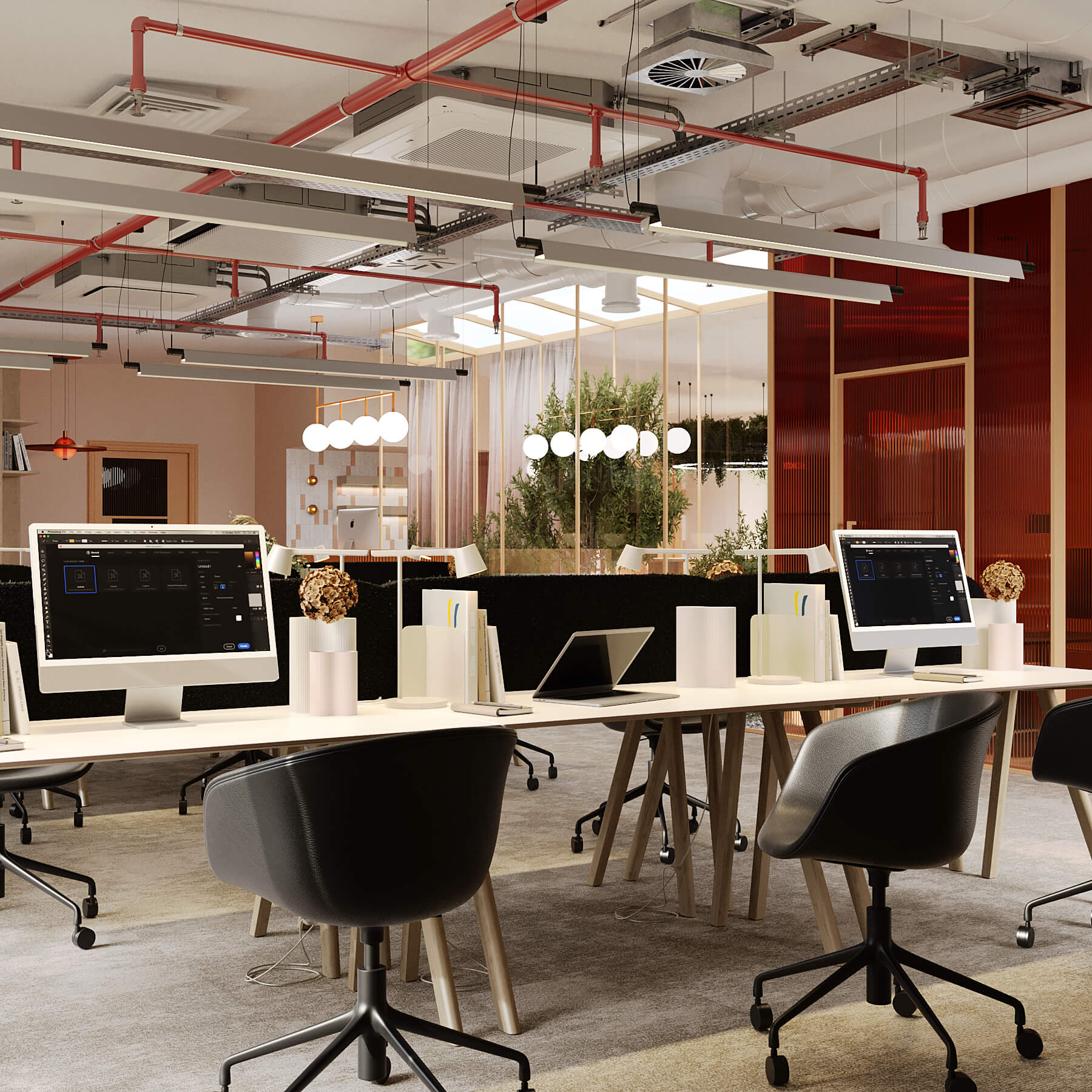 workstation coworking space